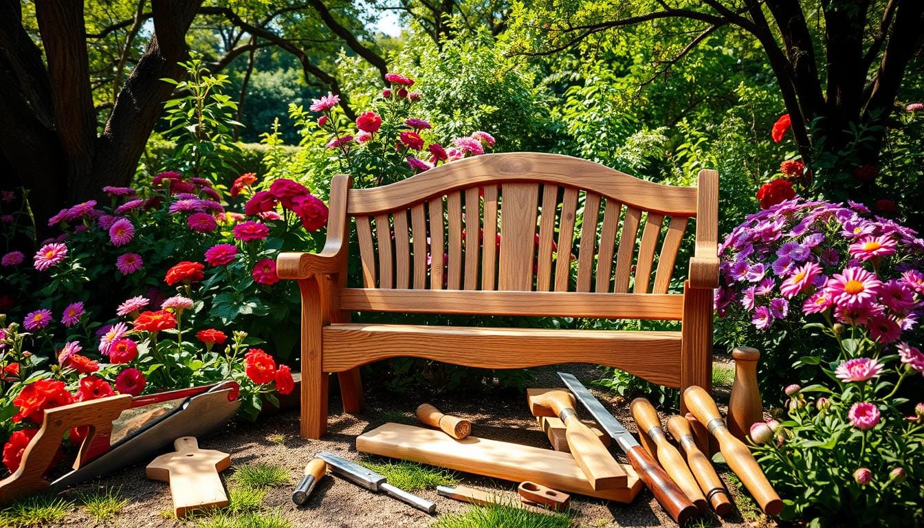 Building a Wooden Bench for Your Garden