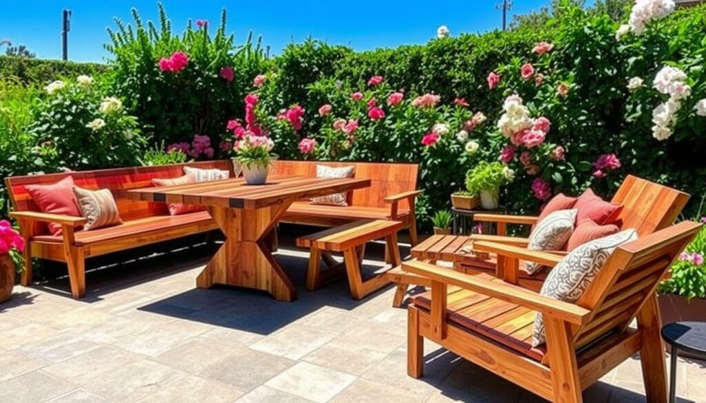 DIY outdoor furniture