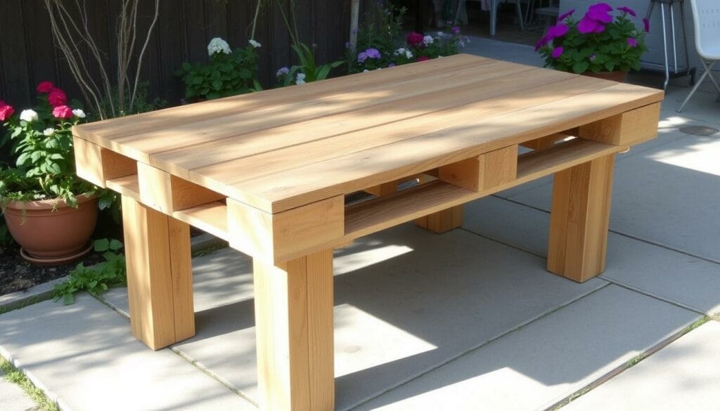 DIY patio table