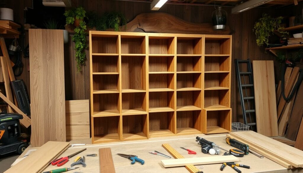 DIY shelving