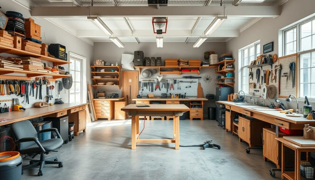 Efficient workshop layout