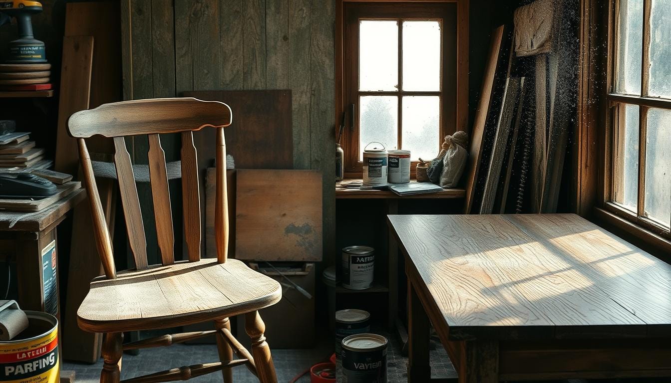 Sanding and Refinishing Old Furniture