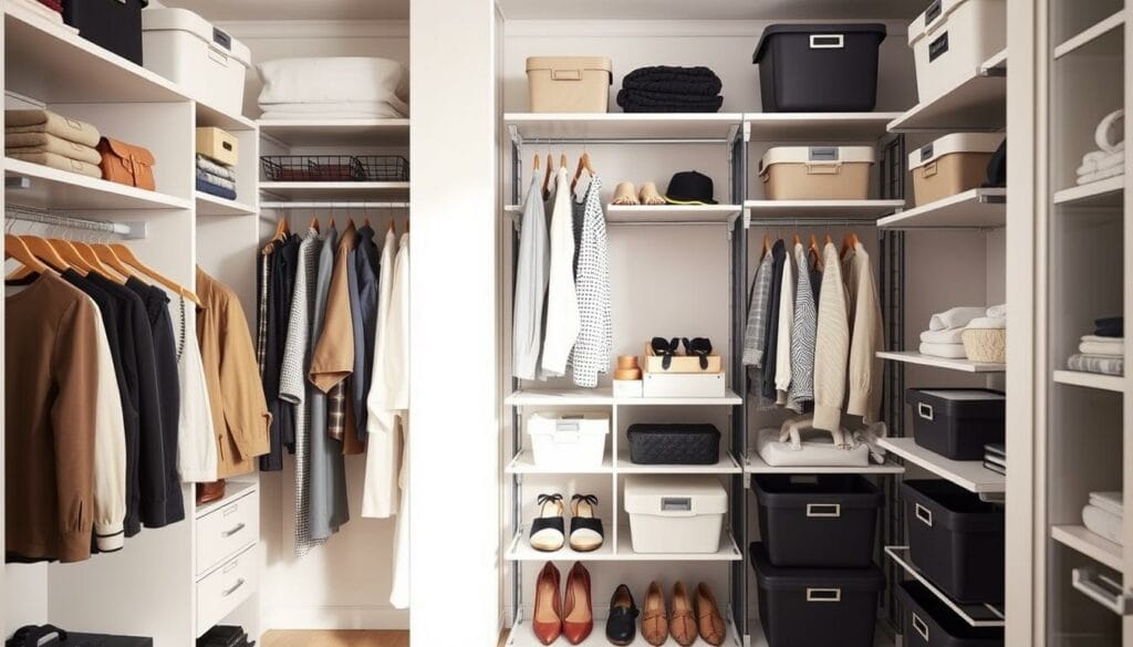 space-saving closet hacks