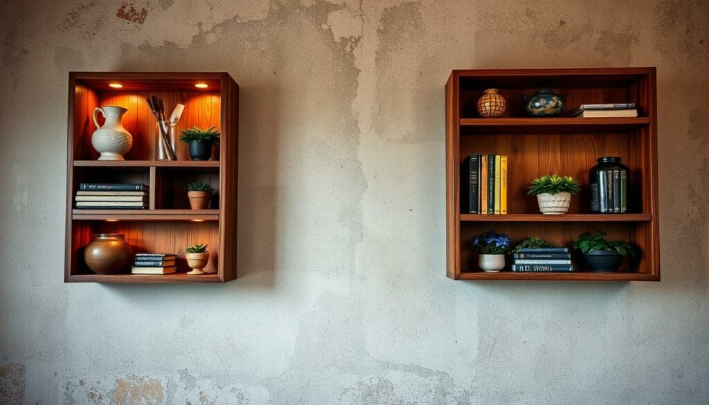 vintage drawer wall organizers